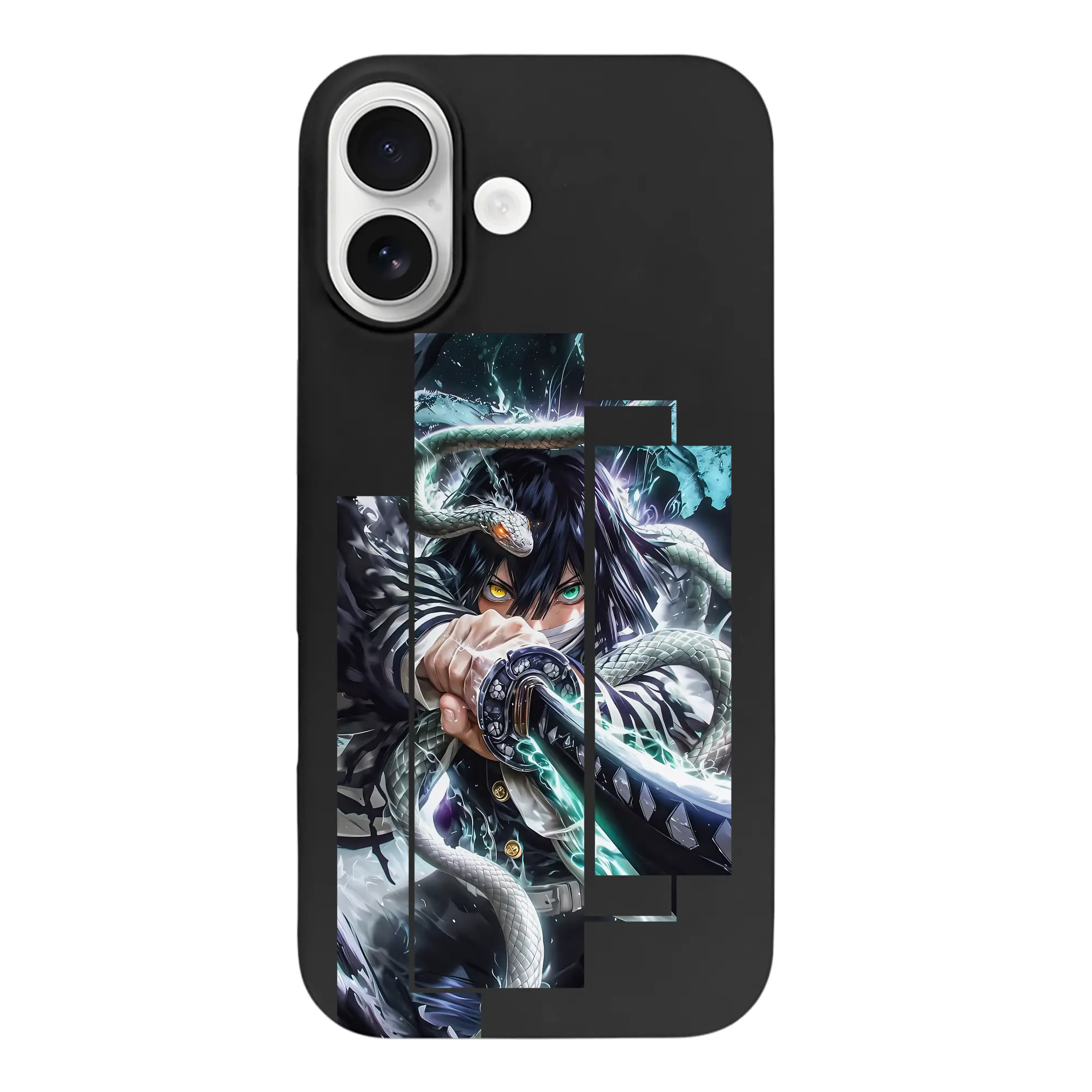 鬼滅の刃 グッズ,伊黒 小芭内 - iPhone 17 シリーズ シリコンケース 薄型 耐衝撃 指紋防止 ソフトタッチカバー 精密フィット 傷防止 保護ケース iPhone 17/17 Air/17 Pro/17 Pro Max 対応